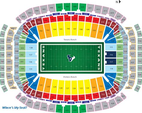 Nrg Stadium Houston Tx Seating Chart